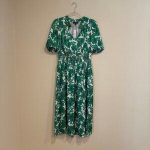 JCrew Botanical Midi Dress